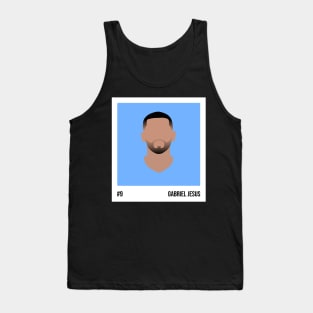 Gabriel Jesus Minimalistic Camera Film Tank Top